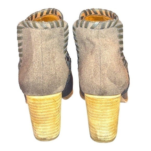 Mi.im Women’s Booties Chocolate Brown Suede Slip On Size-8 EUC - Picture 4 of 6